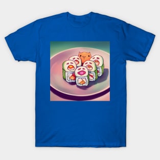 Kawaii Anime Sushi T-Shirt